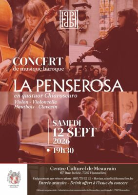 Musique baroque au Centre culturel à Meaurain